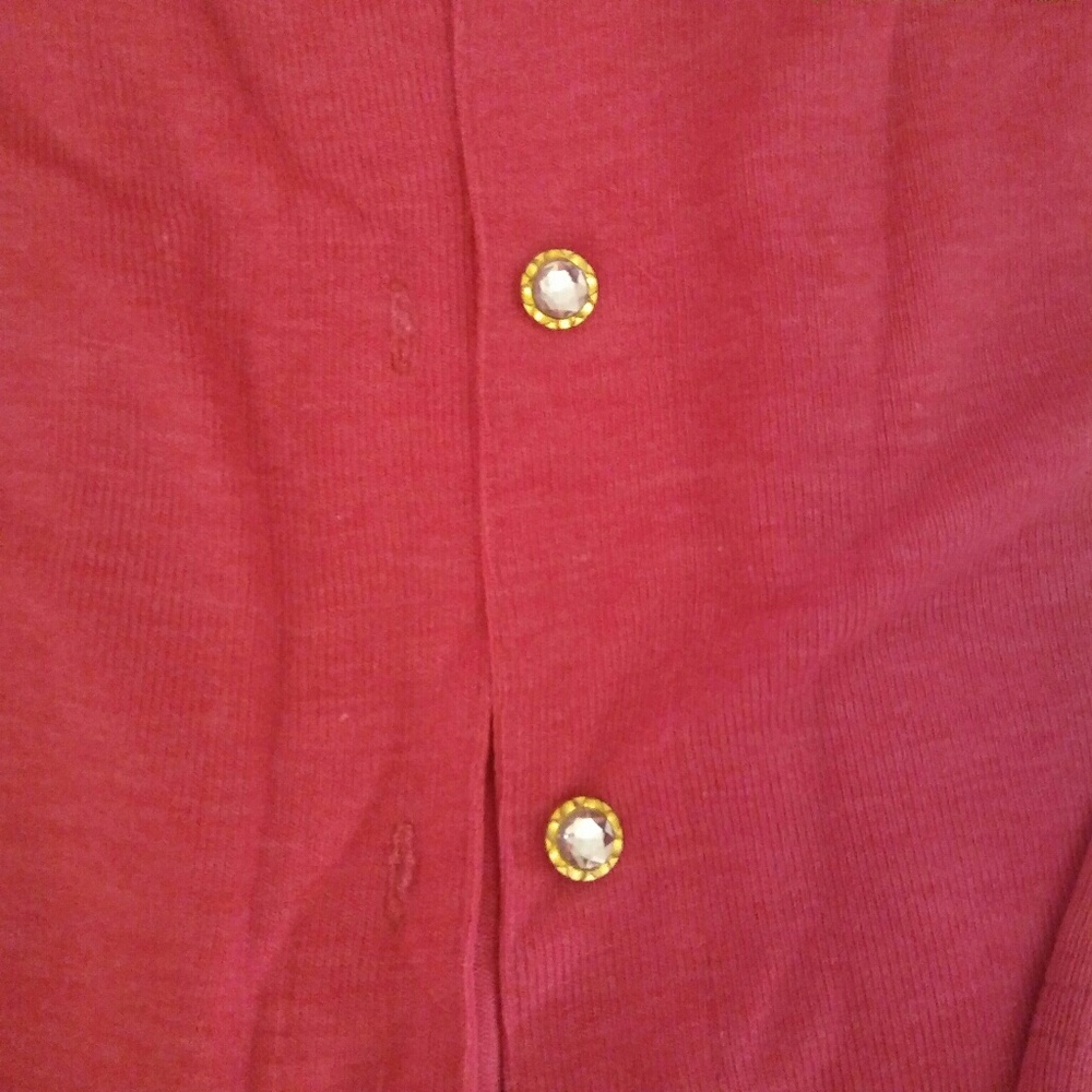 New Raspberry Sequin Cardigan - Picture 3 of 8